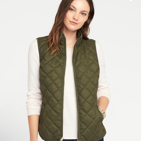 Old Navy Medium Green Vest - Picture 1 of 5